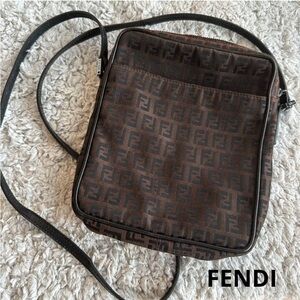 Fendi Brown Monogram Shoulder Bag
